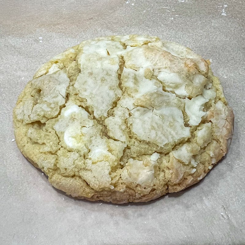 Lemon Crinkle Cookie
